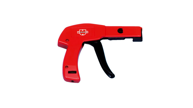 Spannzange-Kabelbinder in Schwarz mit einer Länge von 160 mm für sicheres Kabelmanagement.