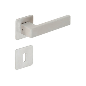 Türdrücker aus Edelstahl mit ergonomischem Design für Wohn- und Privatbereich, Modell TD-A2-A725-ROS.