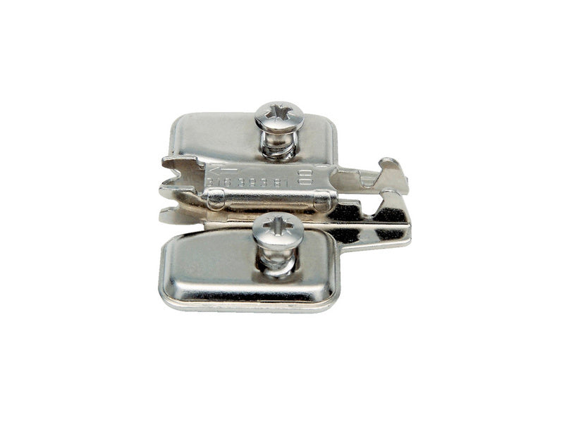 Robuste Montageplatte Nexis mit vorgebohrten Löchern und glatter Oberfläche für vielseitige Anwendungen.