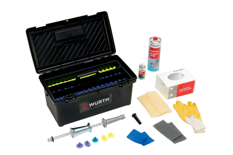 Dellenlifter mit zwei Saugnäpfen und Handgriff für das Entfernen von Dellen.