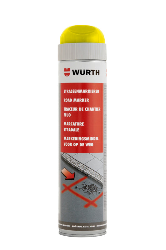 Straßenmarkierer STRMARK mit ergonomischem Griff für präzise, wetterfeste Markierungen auf Asphalt und Beton.