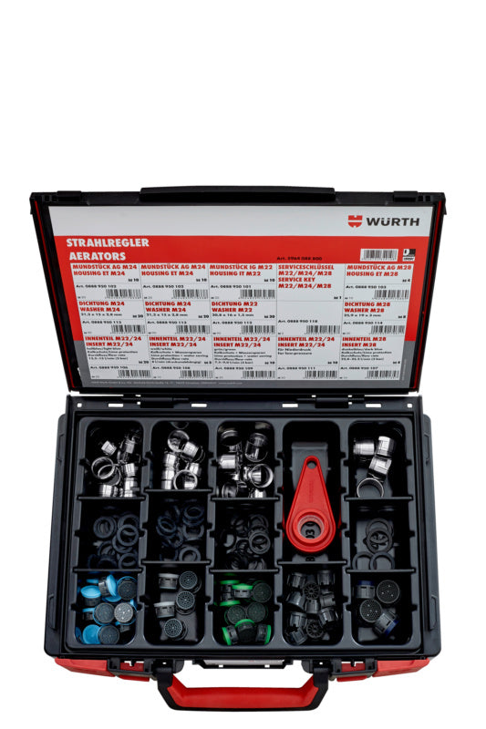 Strahlreglerteile Sortiment/Set-STRHLRGLR-SYSKO-162TLG     Verpackungsinhalt    1 Einheit