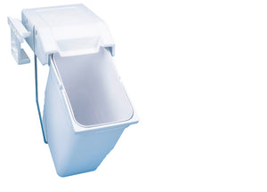 Abfallsammler Bad Kippeimer aus Kunststoff mit 8 Litern Fassungsvermögen und Kippmechanik