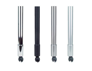 Tischbein TIBEIN-ROLLE-ST mit Rollen, robustem Material und verstellbarer Höhe für Möbelprojekte.