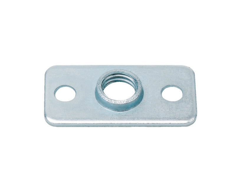 Sockelhöhenversteller aus verzinktem Stahl zur flexiblen Höhenanpassung von Küchenschränken.