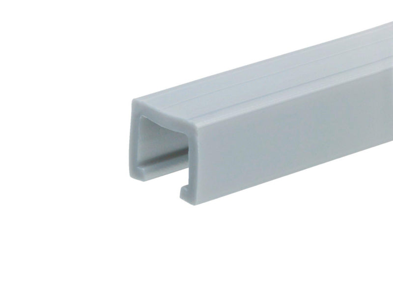 Silberner Schiebetürbeschlag für Falttüren mit stabilem Design und einfacher Montage