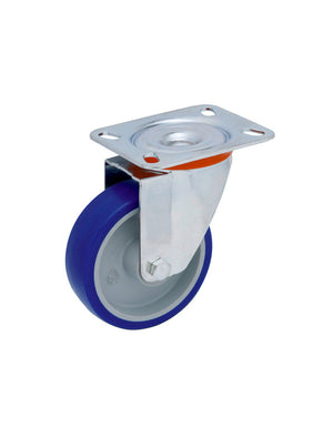 Transportgeräterolle mit 150 mm Durchmesser und Tragfähigkeit von bis zu 250 kg.