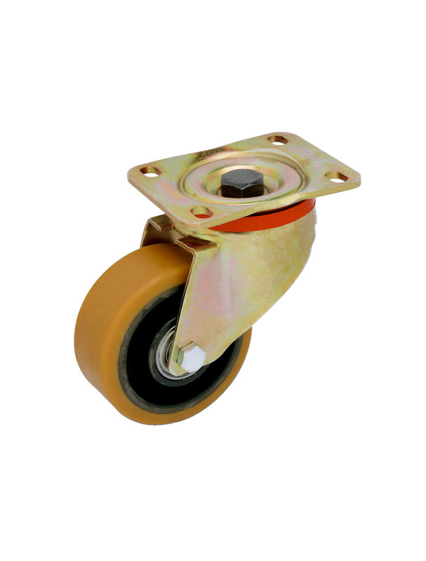 Schwerlastrolle SHWRLNKROLL-ANSHRPL-D150 mit 700 kg Tragfähigkeit und Gummibereifung.