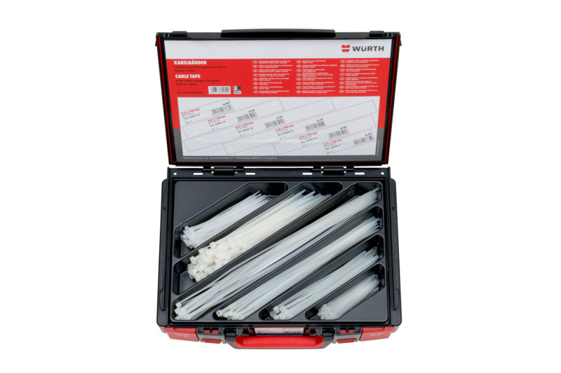 Kabelbinder Kunststoffzunge Sort/Set- KBLBIND-SYSKO-NAT-250TLG     Verpackungsinhalt    1 Einheit - Marktplatz24