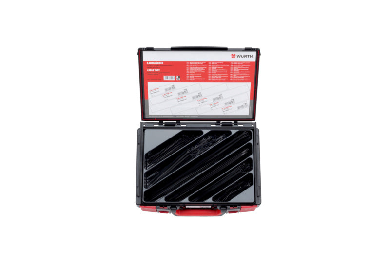 Kabelbinder Kunststoffzunge Sort/Set- KBLBIND-SYSKO-SCHW-250TLG     Verpackungsinhalt    1 Einheit - Marktplatz24