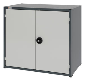System-Flügeltürenschrank-FLGTRSHRNK-16.6-H915-2FACHBO-RAL7035 - Marktplatz24