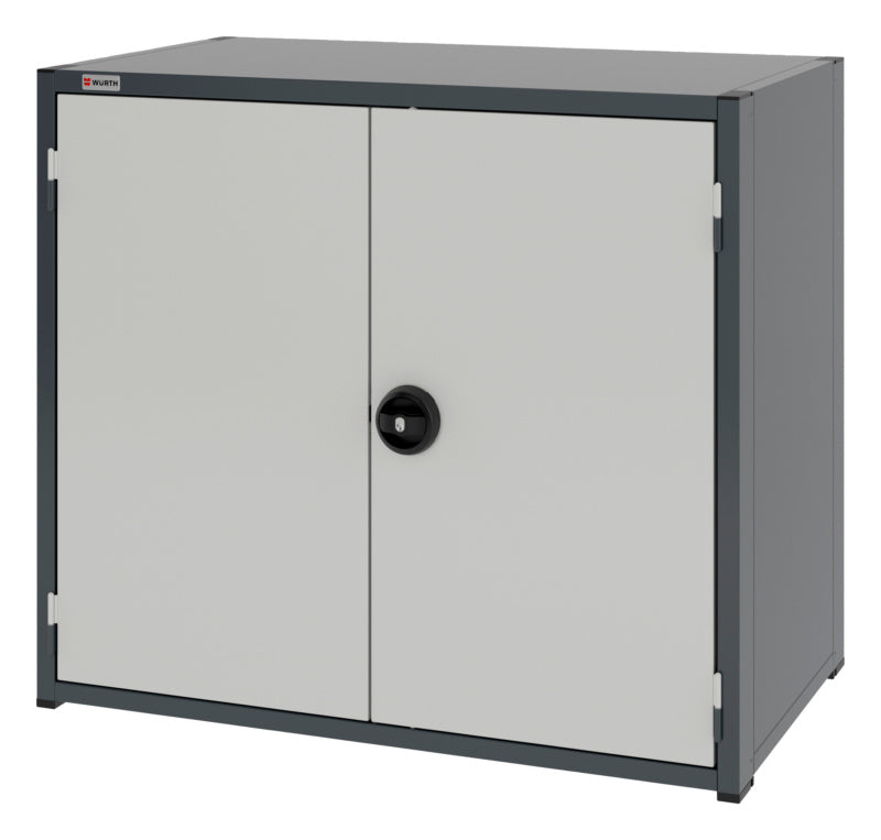 System-Flügeltürenschrank-FLGTRSHRNK-16.6-H915-2FACHBO-RAL7035 - Marktplatz24