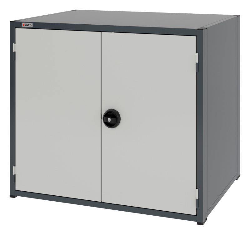System-Flügeltürenschrank-FLGTRSHRNK-16.8-H915-2FACHBO-RAL7035 - Marktplatz24