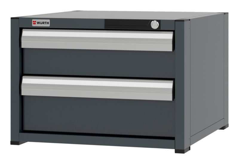 System-Schubladenschrank-SLSHRNK-8.6-H405-2SL-RAL7016 - Marktplatz24