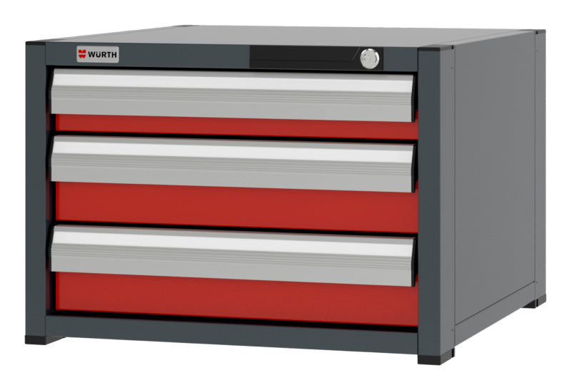 System-Schubladenschrank-SLSHRNK-8.6-H405-3SL-RAL3020 - Marktplatz24