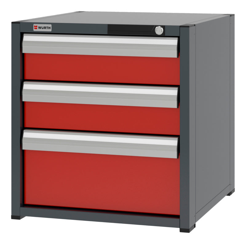 System-Schubladenschrank-SLSHRNK-8.6-H615-3SL-RAL3020 - Marktplatz24