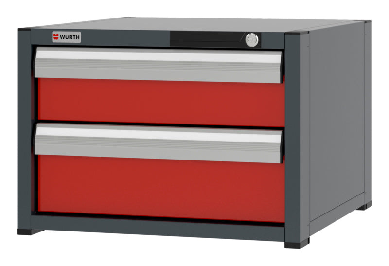 System-Schubladenschrank-SLSHRNK-8.6-H405-2SL-RAL3020 - Marktplatz24