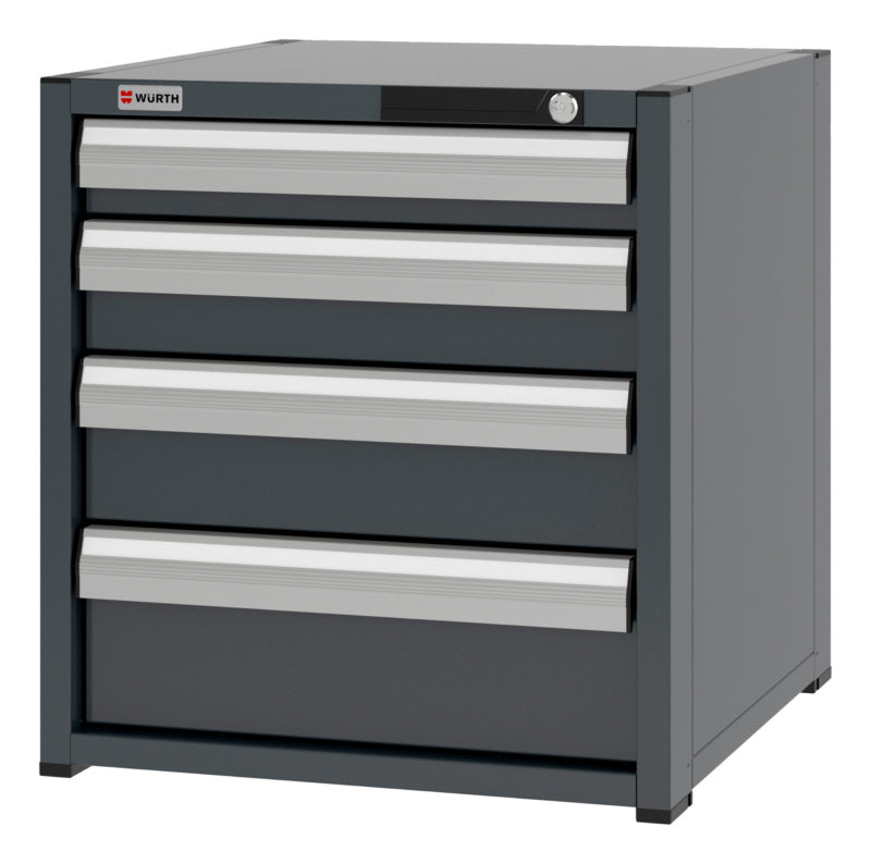 System-Schubladenschrank-SLSHRNK-8.6-H615-4SL-RAL7016 - Marktplatz24