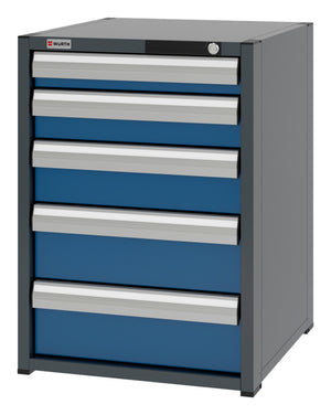 System-Schubladenschrank-SLSHRNK-8.6-H795-5SL-RAL5010 - Marktplatz24