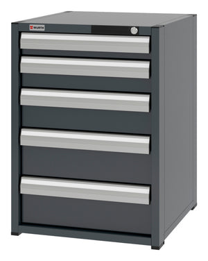 System-Schubladenschrank-SLSHRNK-8.6-H795-5SL-RAL7016 - Marktplatz24