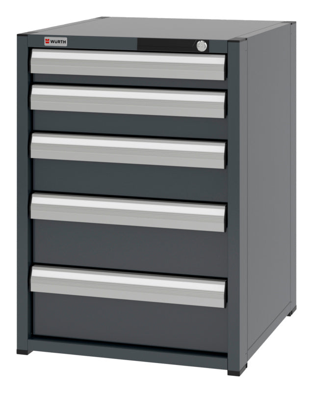 System-Schubladenschrank-SLSHRNK-8.6-H795-5SL-RAL7016 - Marktplatz24
