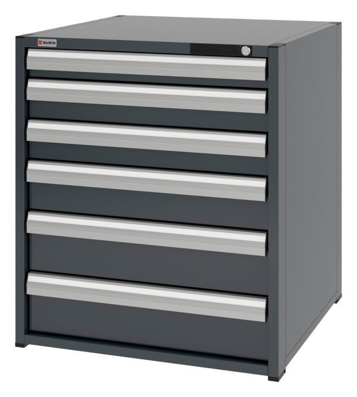 System-Schubladenschrank-SLSHRNK-12.8-H915-6SL-RAL7016 - Marktplatz24
