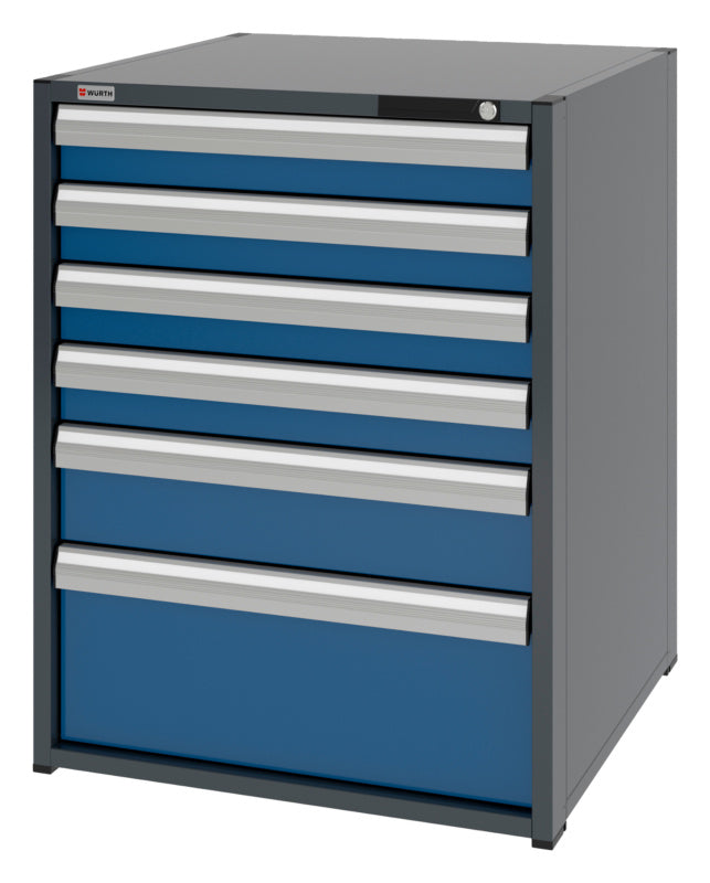 System-Schubladenschrank-SLSHRNK-12.8-H1035-6SL-RAL5010 - Marktplatz24