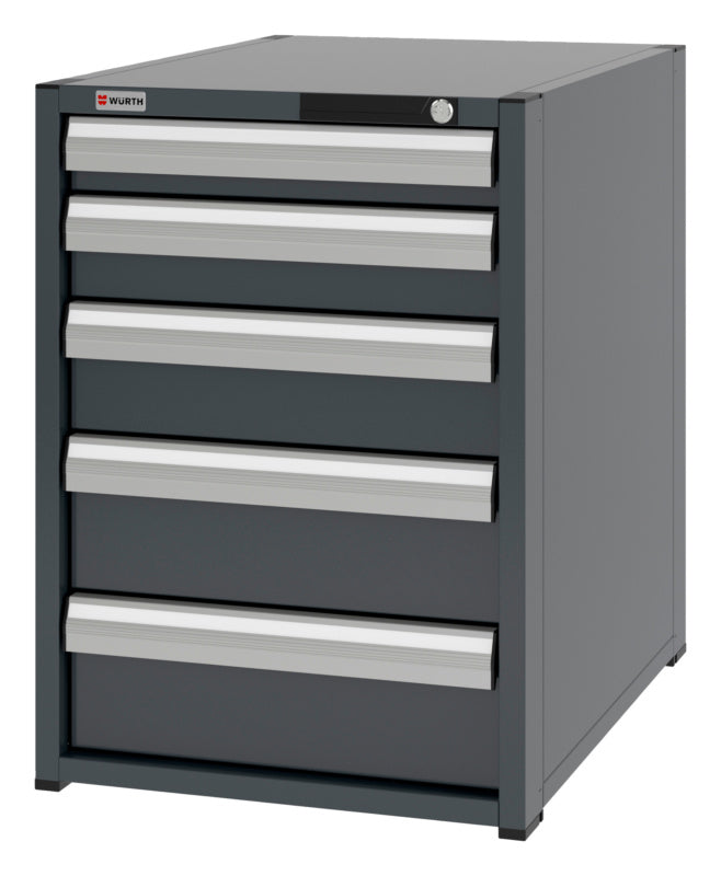 System-Schubladenschrank-SLSHRNK-8.8-H795-5SL-RAL7016 - Marktplatz24