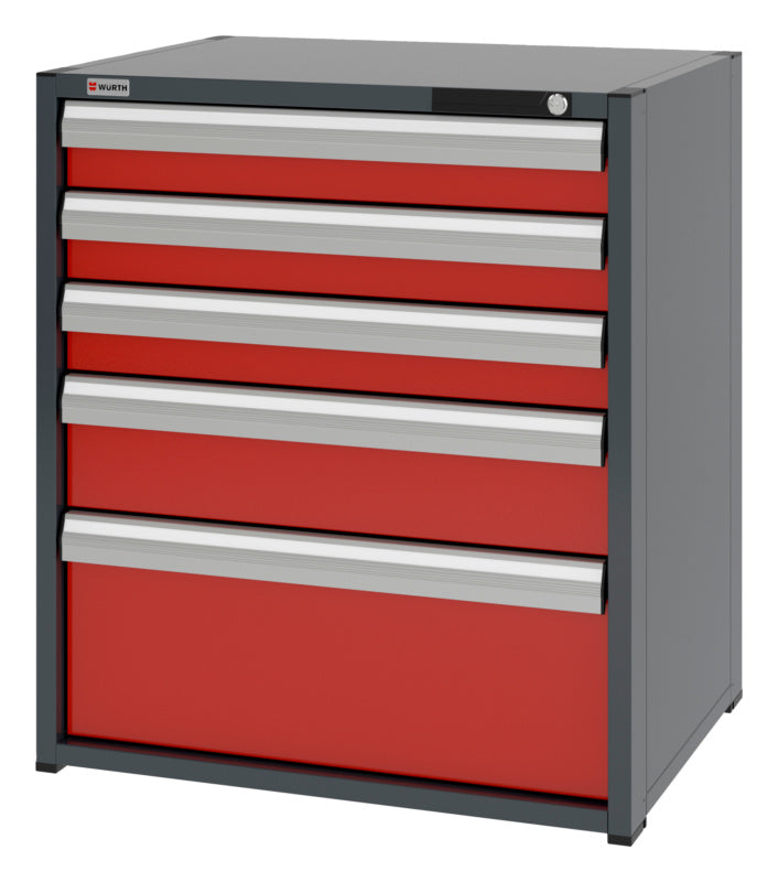 System-Schubladenschrank-SLSHRNK-12.6-H915-5SL-RAL3020 - Marktplatz24