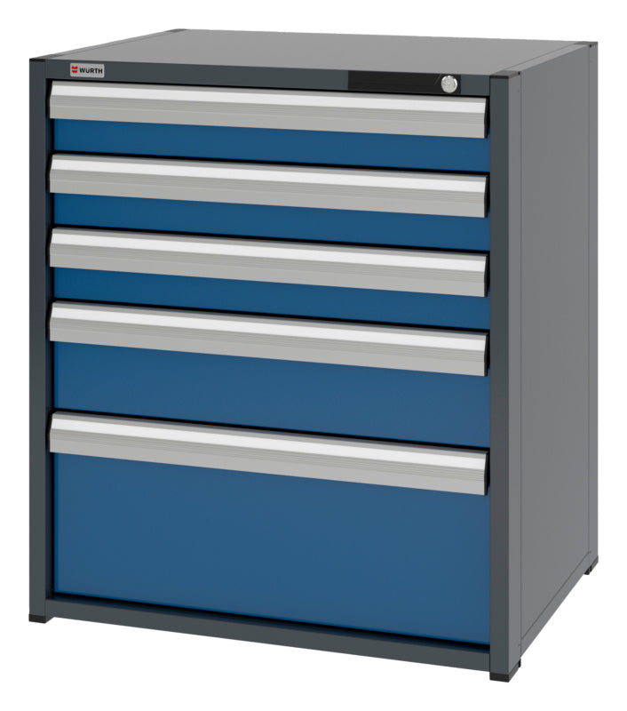 System-Schubladenschrank-SLSHRNK-12.6-H915-5SL-RAL5010 - Marktplatz24