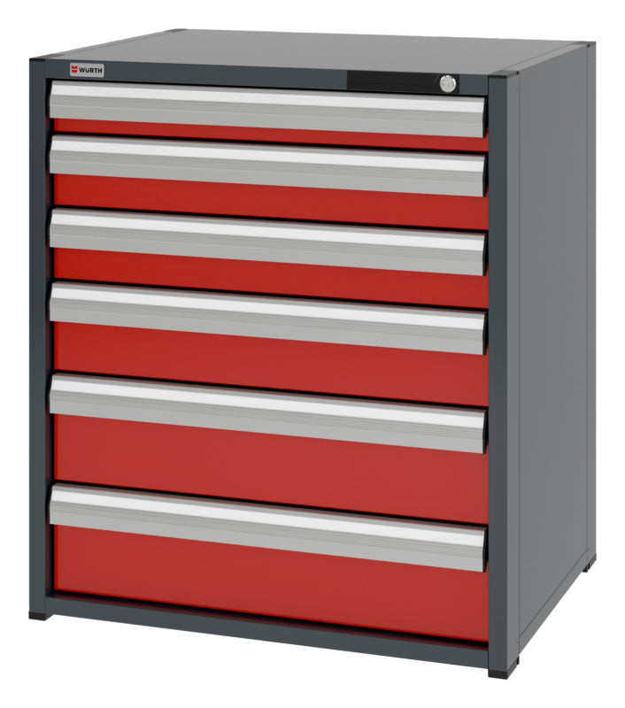 System-Schubladenschrank-SLSHRNK-12.6-H915-6SL-RAL3020 - Marktplatz24