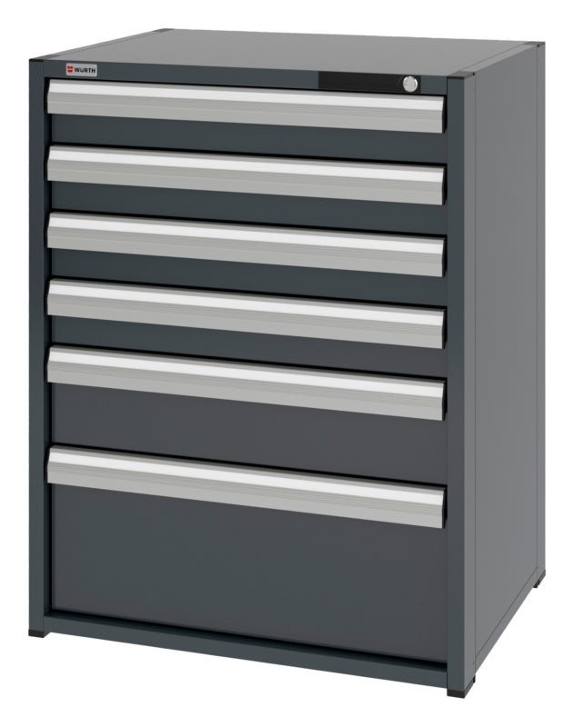 System-Schubladenschrank-SLSHRNK-12.6-H1035-6SL-RAL7016 - Marktplatz24