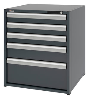 System-Schubladenschrank-SLSHRNK-12.8-H915-5SL-RAL7016 - Marktplatz24