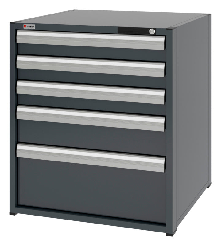 System-Schubladenschrank-SLSHRNK-12.8-H915-5SL-RAL7016 - Marktplatz24