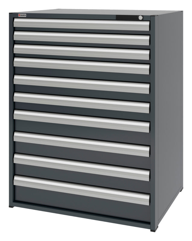 System-Schubladenschrank-SLSHRNK-16.8-H1335-10SL-RAL7016 - Marktplatz24