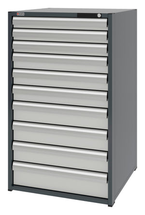 System-Schubladenschrank-SLSHRNK-12.8-H1335-10SL-RAL7035 - Marktplatz24
