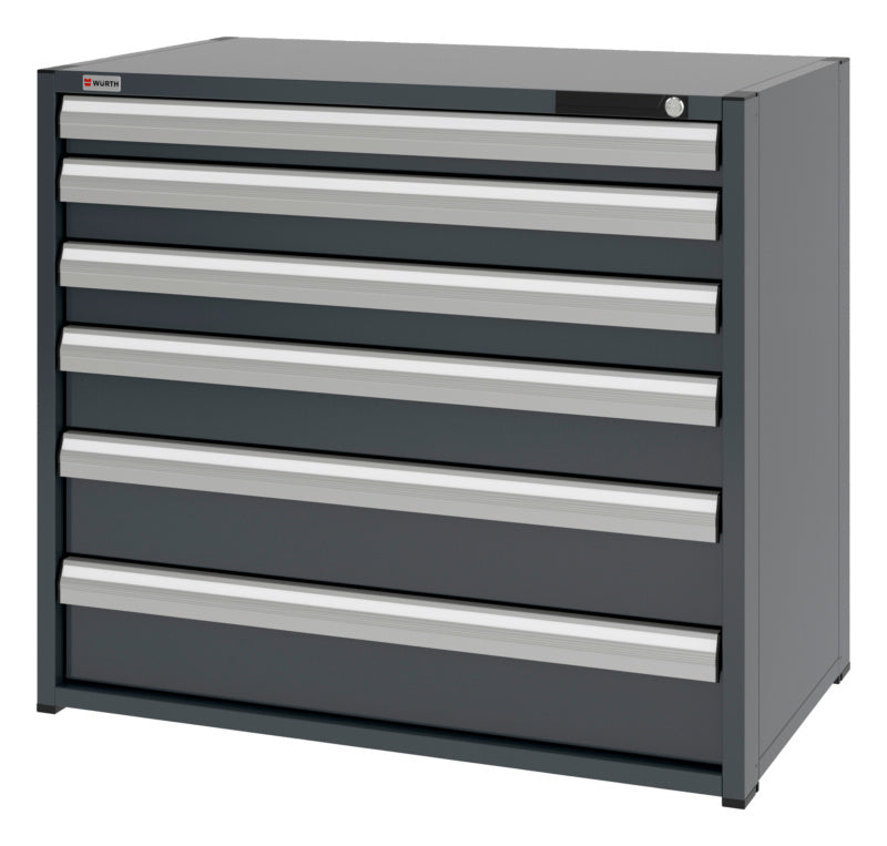 System-Schubladenschrank-SLSHRNK-16.6-H915-6SL-RAL7016 - Marktplatz24