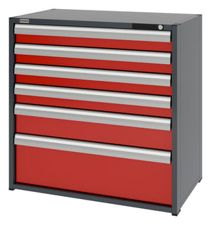 System-Schubladenschrank-SLSHRNK-16.6-H1035-6SL-RAL3020 - Marktplatz24