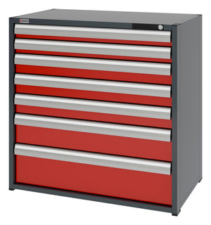 System-Schubladenschrank-SLSHRNK-16.6-H1035-7SL-RAL3020 - Marktplatz24