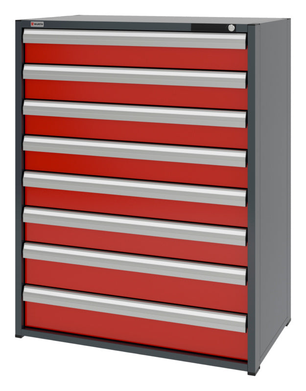 System-Schubladenschrank-SLSHRNK-16.6-H1335-8SL-RAL3020 - Marktplatz24