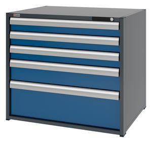 System-Schubladenschrank-SLSHRNK-16.8-H915-5SL-RAL5010 - Marktplatz24