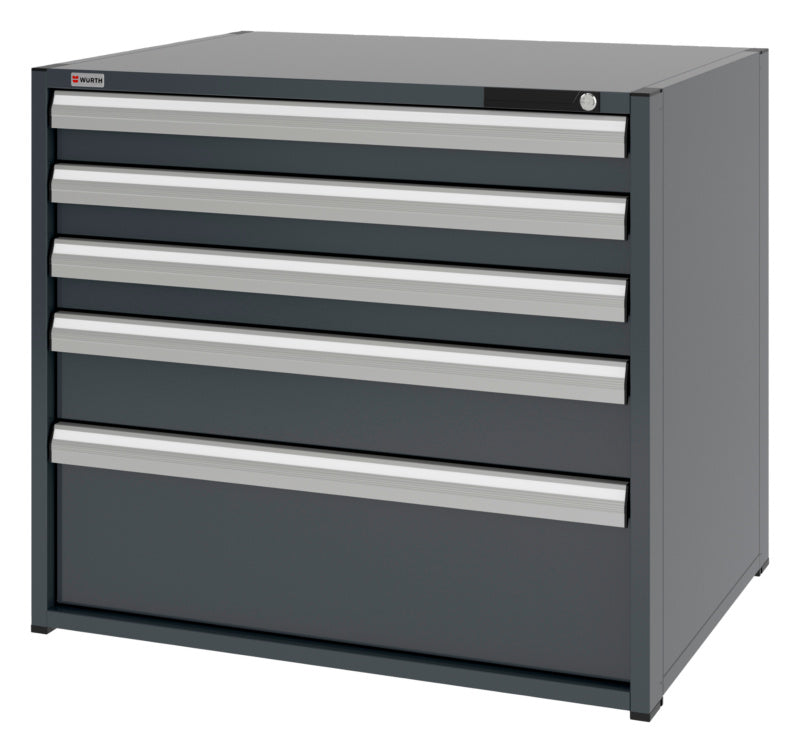 System-Schubladenschrank-SLSHRNK-16.8-H915-5SL-RAL7016 - Marktplatz24