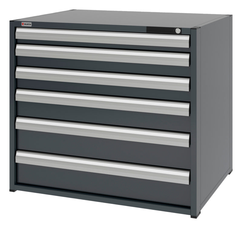 System-Schubladenschrank-SLSHRNK-16.8-H915-6SL-RAL7016 - Marktplatz24