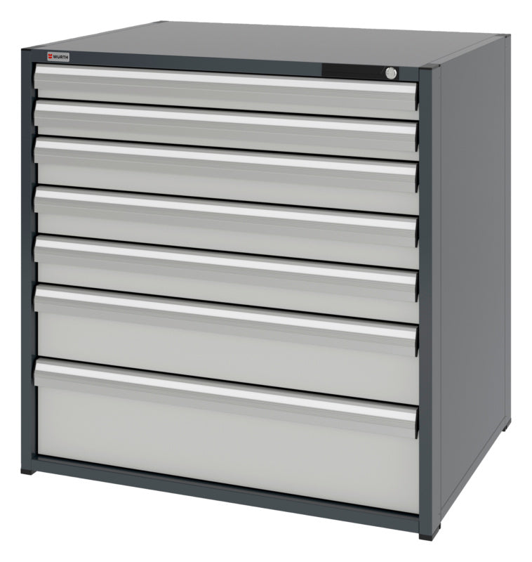 System-Schubladenschrank-SLSHRNK-16.8-H1035-7SL-RAL7035 - Marktplatz24