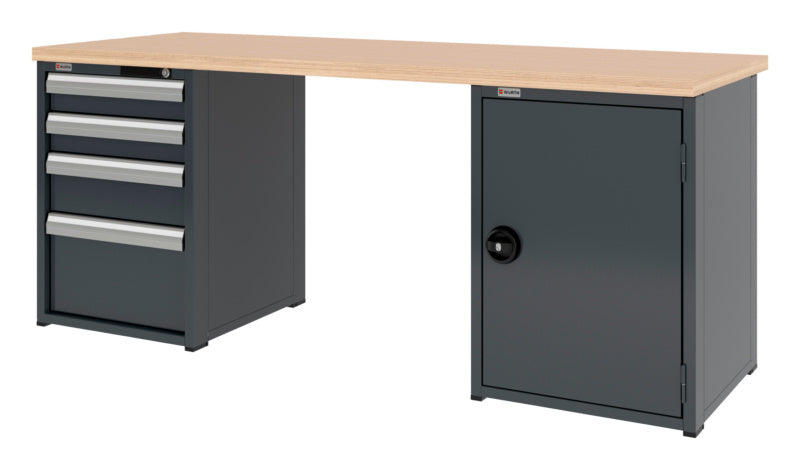 System-Werkbank-WRKBANK-2SHRNK-4SL1FT - Marktplatz24