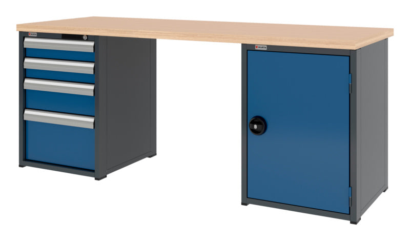 System-Werkbank-WRKBANK-2SHRNK-4SL1FT - Marktplatz24