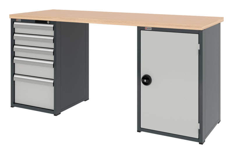 System-Werkbank-WRKBANK-2SHRNK-5SL1FT - Marktplatz24