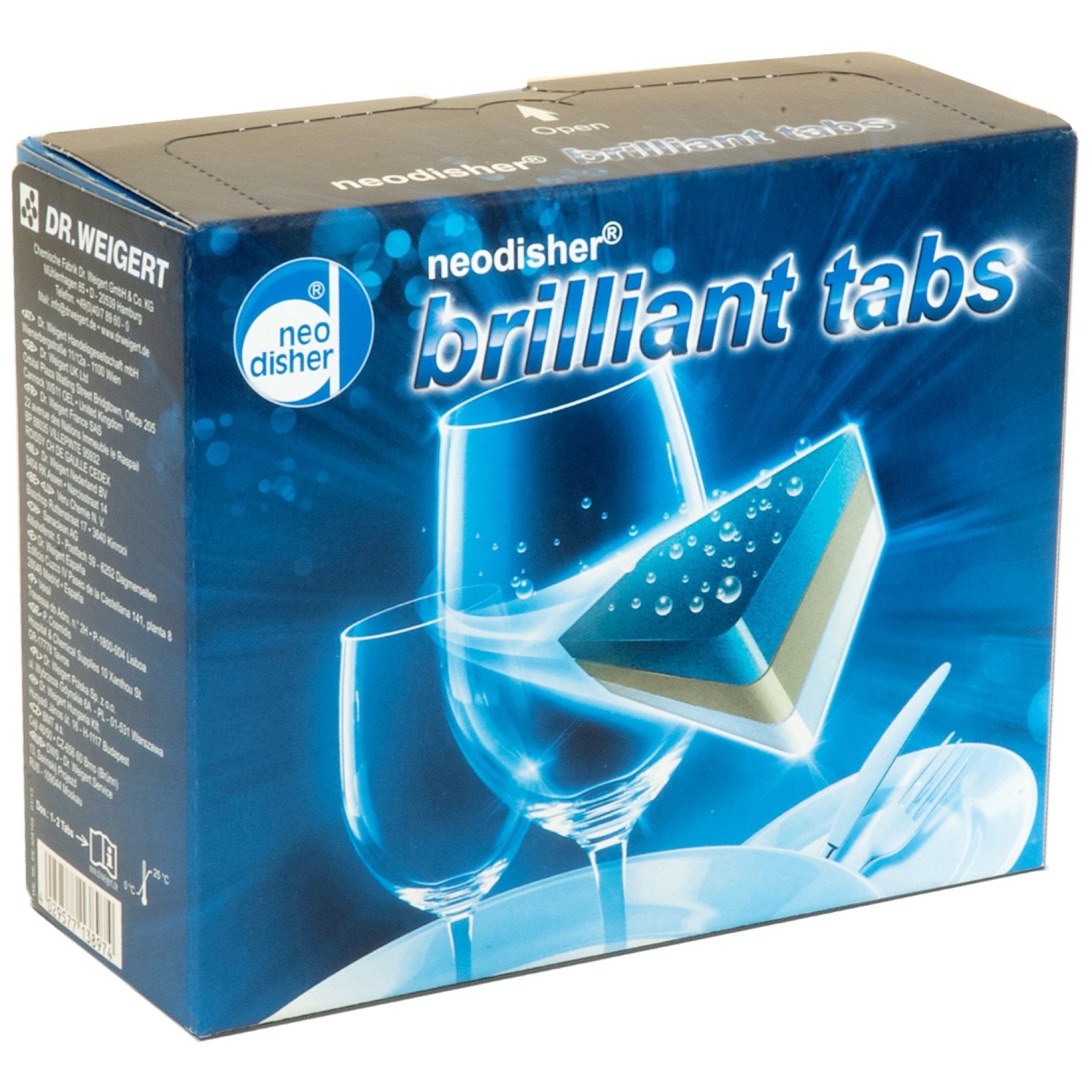 Neodisher brilliant tabs, 1.2kg carton