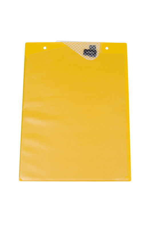 Dokumentenschutztasche im DIN A4 Format mit Klettverschluss und transparenter Front.