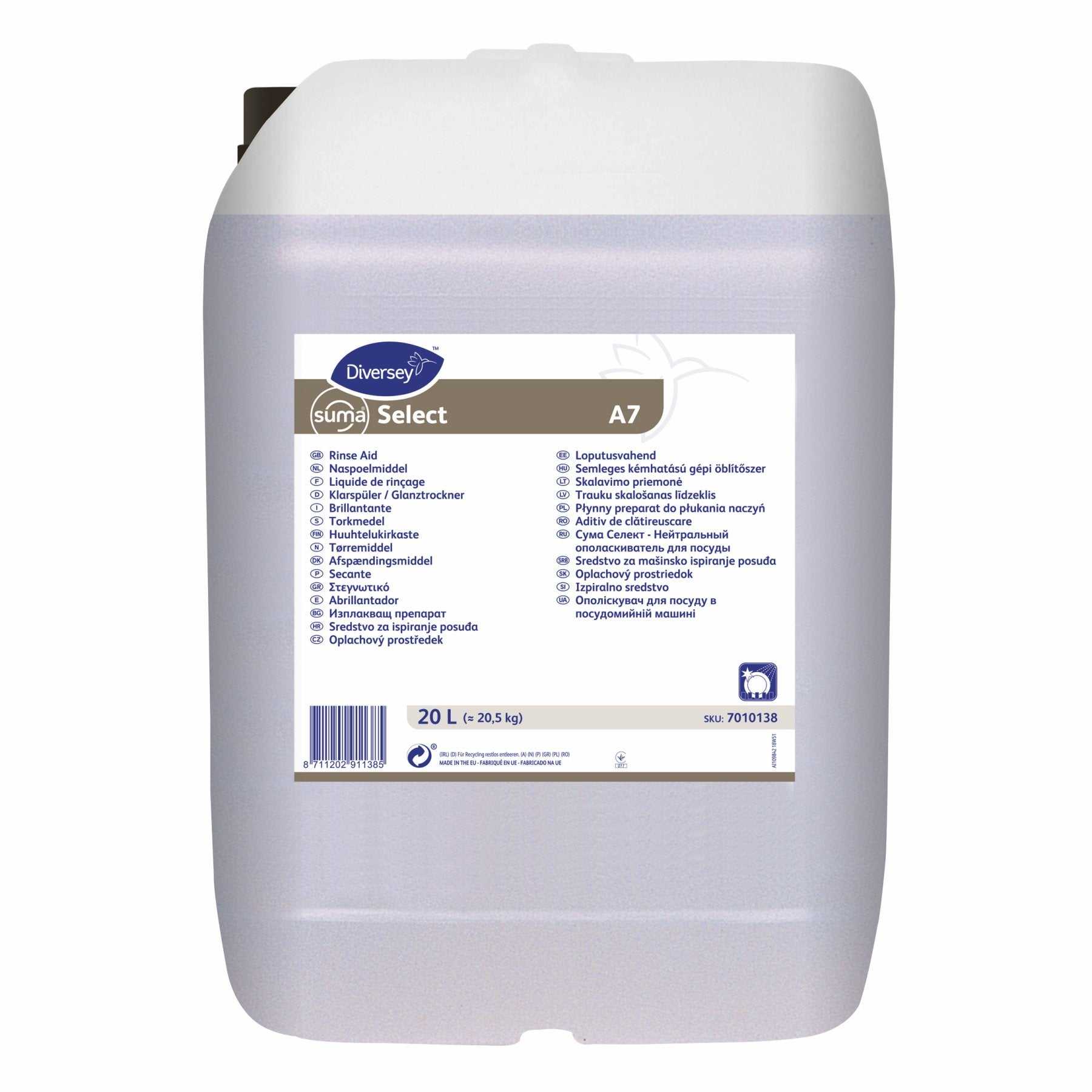 Suma Select A7 Reiniger 20L Kanister gewerblicher Fettlöser für Küchenreinigung